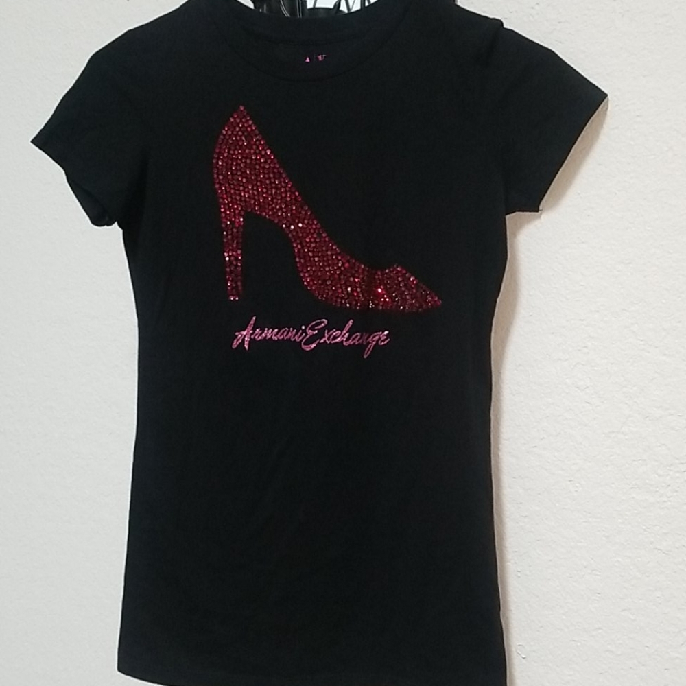 Womens Slim Fit small Armani Exhange Embellished